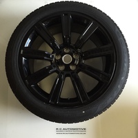 Range Rover Sport L494 21" Nine Spoke  Style 901 Gloss Black Alloy Wheels and Tyres
