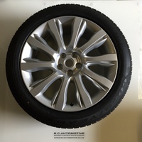 Range Rover L405 21'' Style 101 Sparkle Silver 10 Spoke Alloy Wheels & Tyres