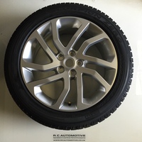 Land Rover Discovery L319 20" 5 Split Spoke Style 511 Sparkle Silver Alloy Wheels and Tyres